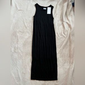 NWT Athleta Sleeveless Laser Cut Midi Dress